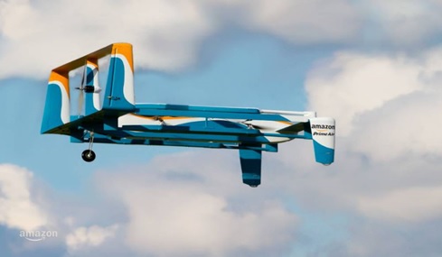 智慧載具產業現況-Amazon發展無人機物流配送